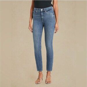 Banana Republic | Premium Denim Medium Wash High Rise Slim Jeans 32